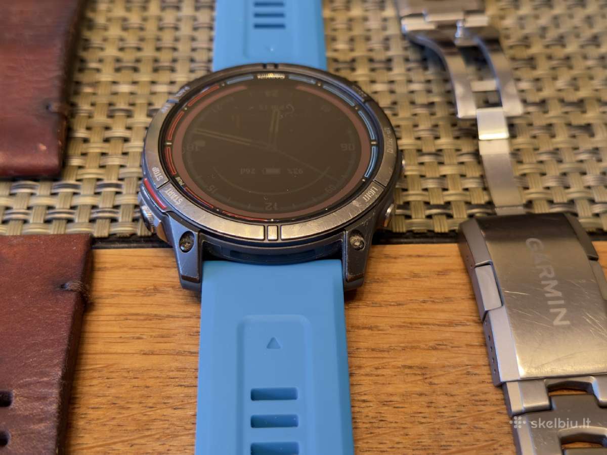 Garmin Quatix 7x Sapphire 51mm ekranas, titanium - nuotraukos Nr. 4