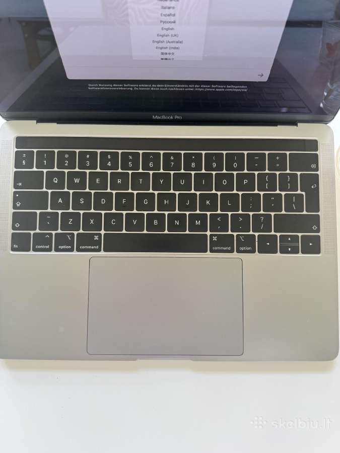 Apple MacBook Pro 13 (2019) i5 / 8 GB RAM / 128 G - nuotraukos Nr. 3