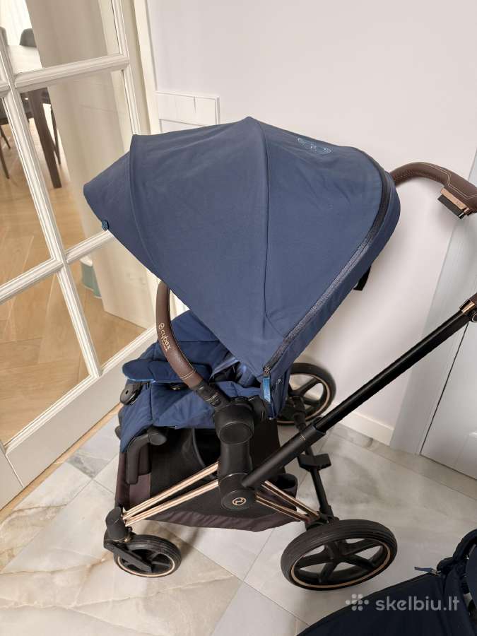 Cybex Priam V4 3in1 vežimėlis rose gold - nuotraukos Nr. 2
