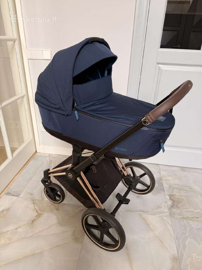Cybex Priam V4 3in1 vežimėlis rose gold - nuotraukos Nr. 3