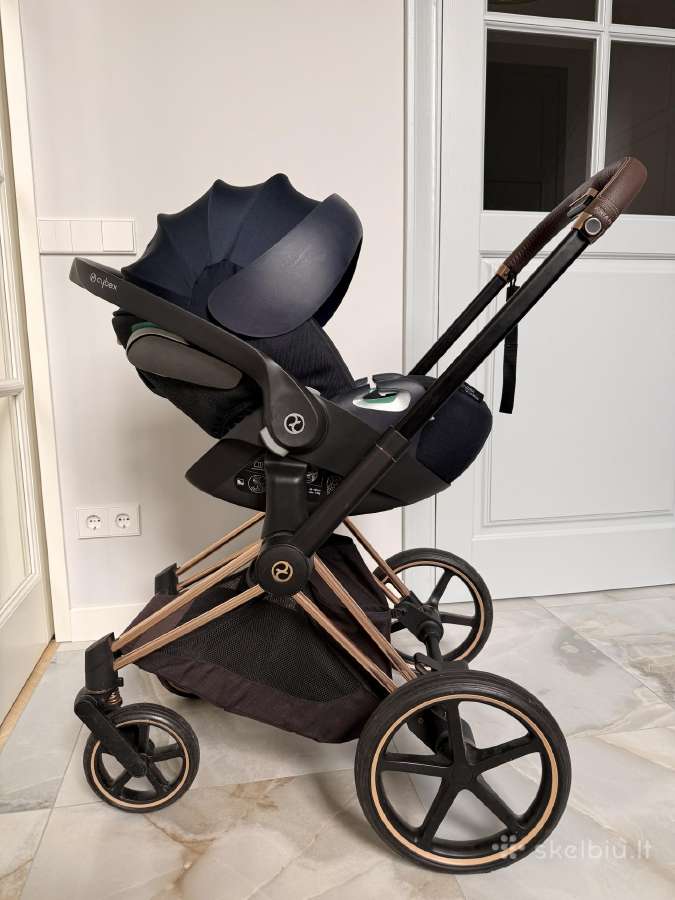 Cybex Priam V4 3in1 vežimėlis rose gold - nuotraukos Nr. 4