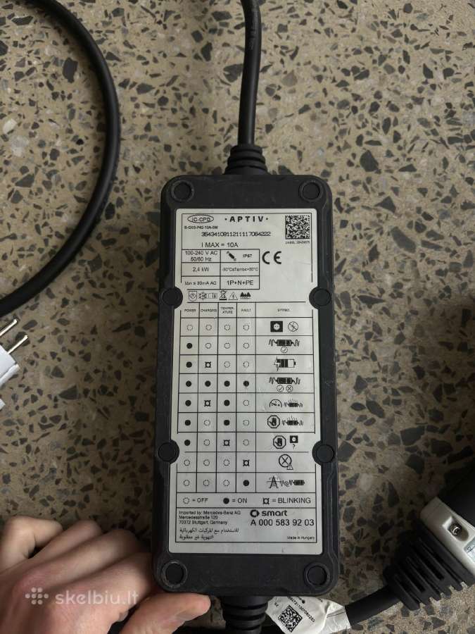 Smart Eq/MB elektromobilio buitinis pakrovėjas - nuotraukos Nr. 4