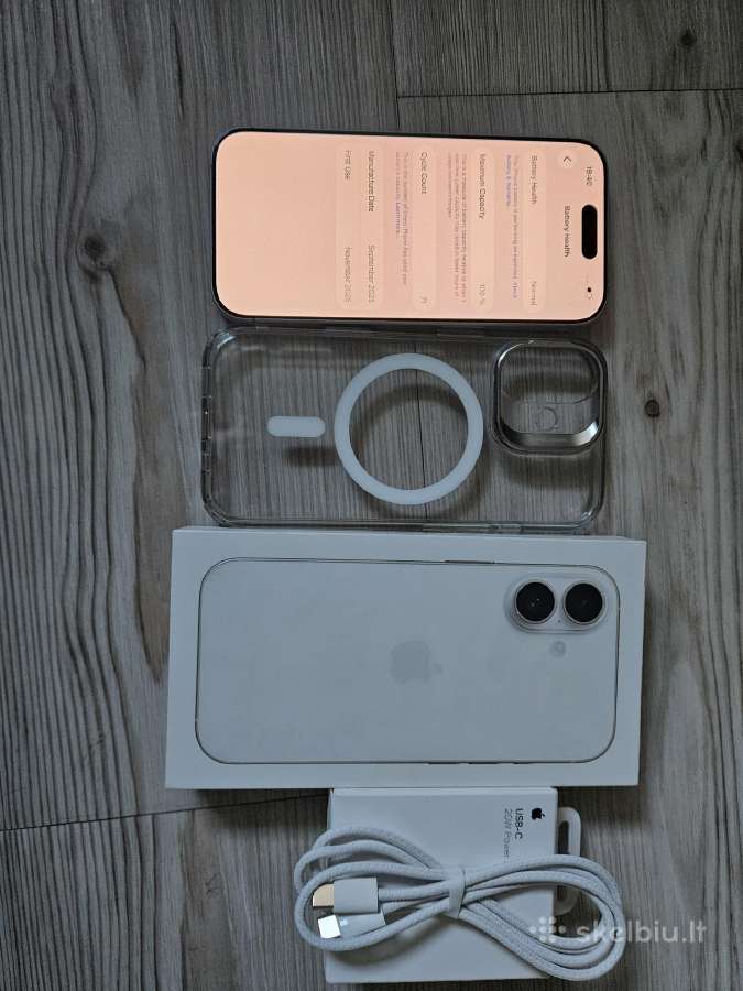 Tobulos būklės su garantija iPhone 17/256
