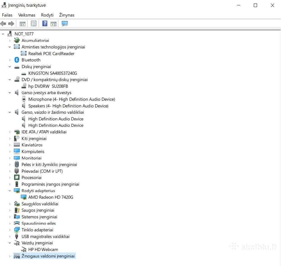 Hp Probook 655 G1 (amd/8/240/win10lt) (+dovana) - nuotraukos Nr. 4