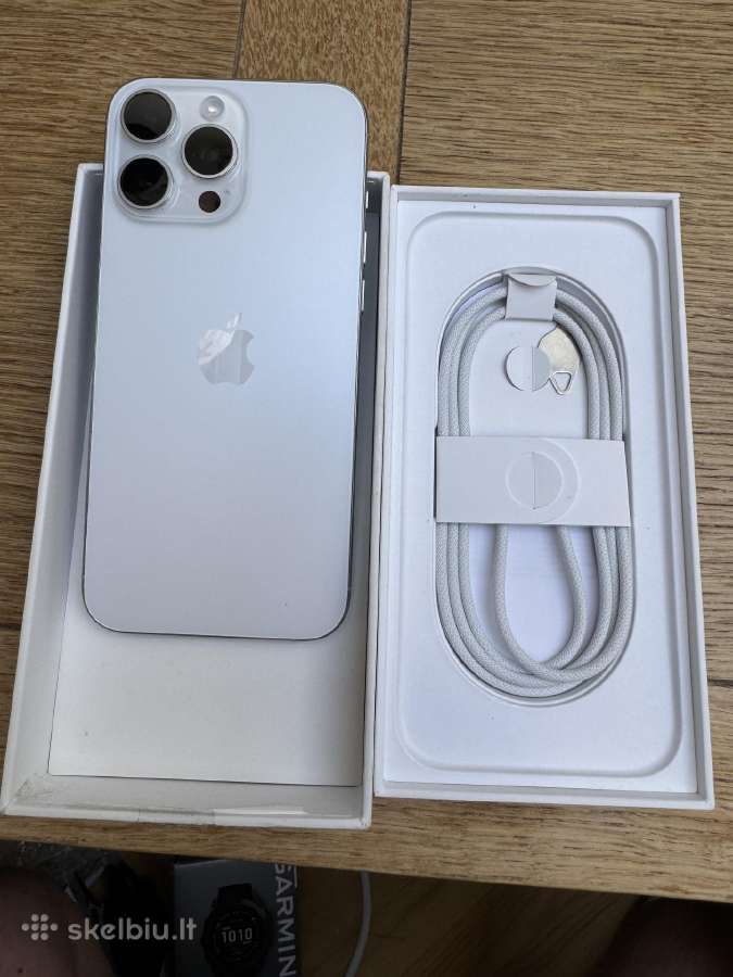 iPhone 16 Pro Max, White Titanium, 256 GB