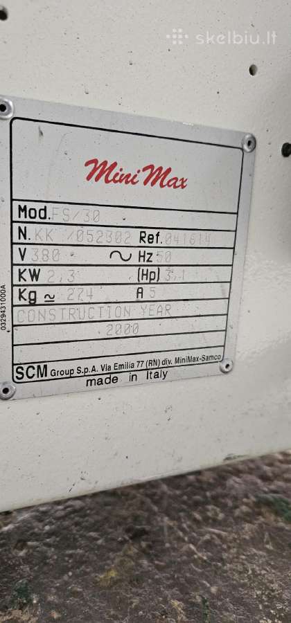 Leistuvas-reismusas Minimax Fs30 (Italy) - nuotraukos Nr. 2