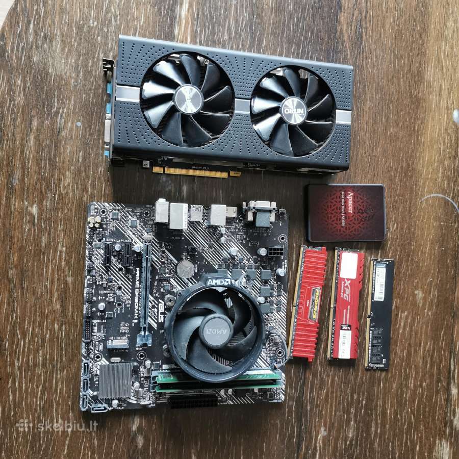 Parduodu Ryzen3900x Asus Prime B450 Ddr4 8gb combo