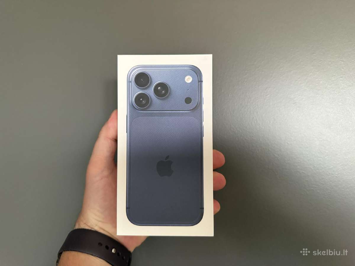 Naujas iPhone 17 Pro 256gb blue spalvos