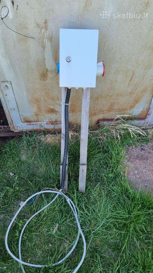 Laikino įvado elektors dėžutė