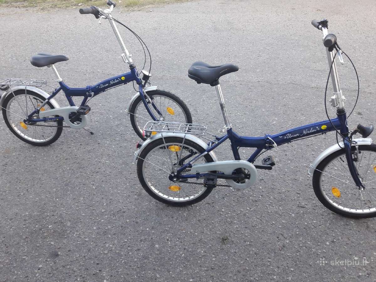Aliuminio sulankstomi . 20 colių, 3 greičius.