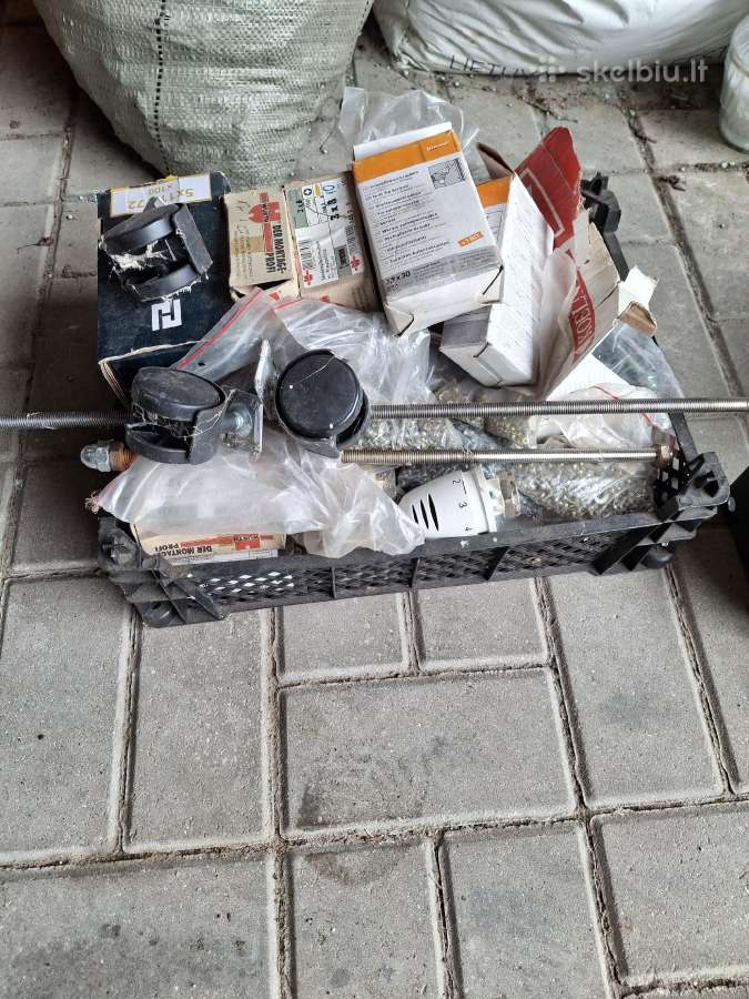 Varžtai, vinys ir kita.