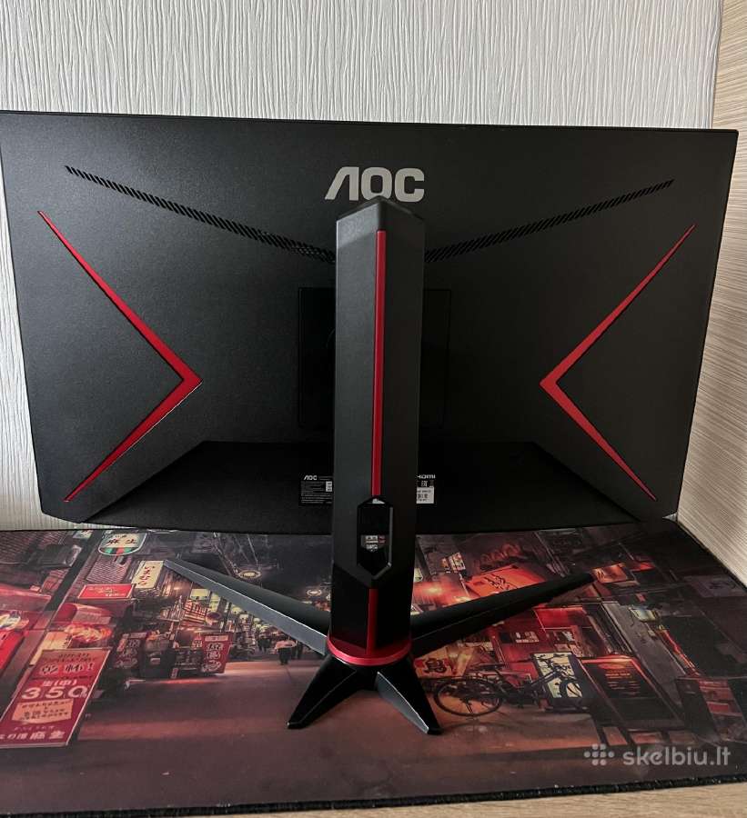 Gaming monitorius Aoc C27g2zu/bk (27", 240hz, 0.5m - nuotraukos Nr. 5