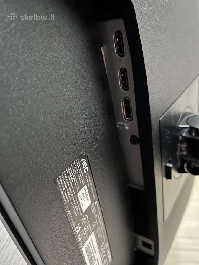 Gaming monitorius Aoc C27g2zu/bk (27", 240hz, 0.5m - nuotraukos Nr. 7
