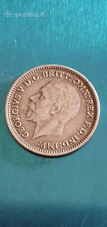 Sidabrinė 3 pensų moneta 1932 m