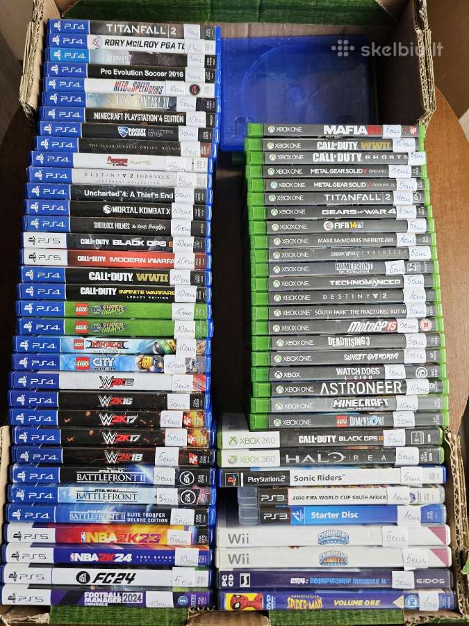 Ps4, xbox, nintendo switch ir pan. Žaidimai