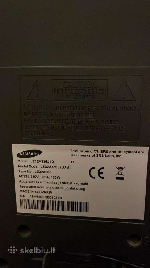 Samsung televizorius - nuotraukos Nr. 3