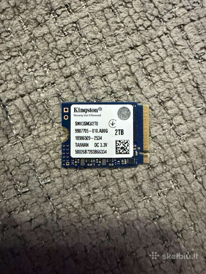 Apinaujis Kingston SSD 2tb, M.2 2230