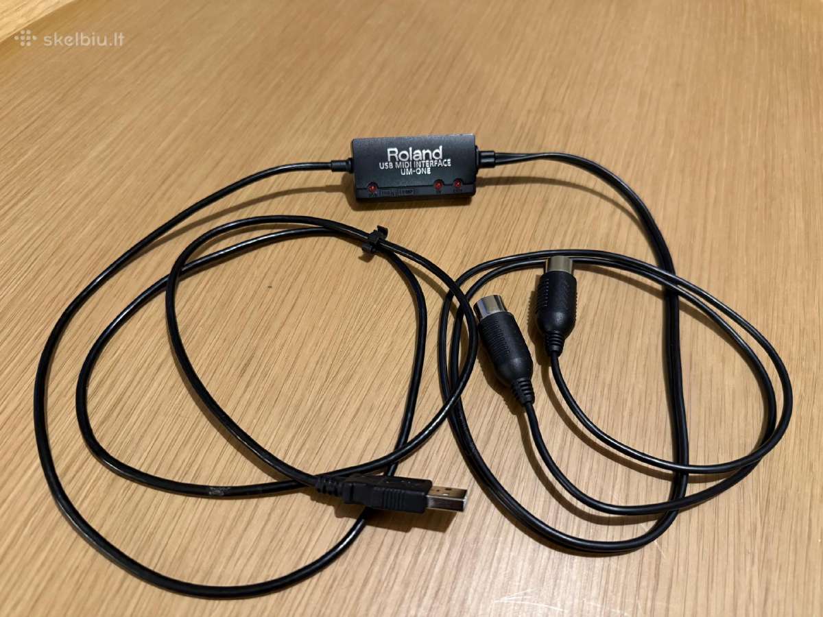 Roland Um-one Mk2 Usb Midi interface - nuotraukos Nr. 2