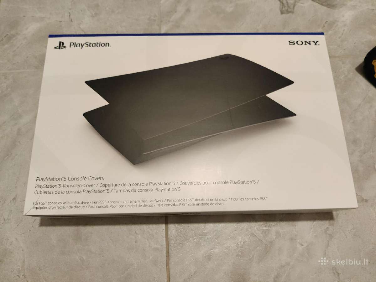 Playstation 5 cover, plate midnight black