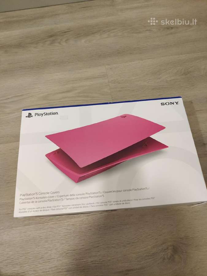 Playstation 5 cover plates nova pink