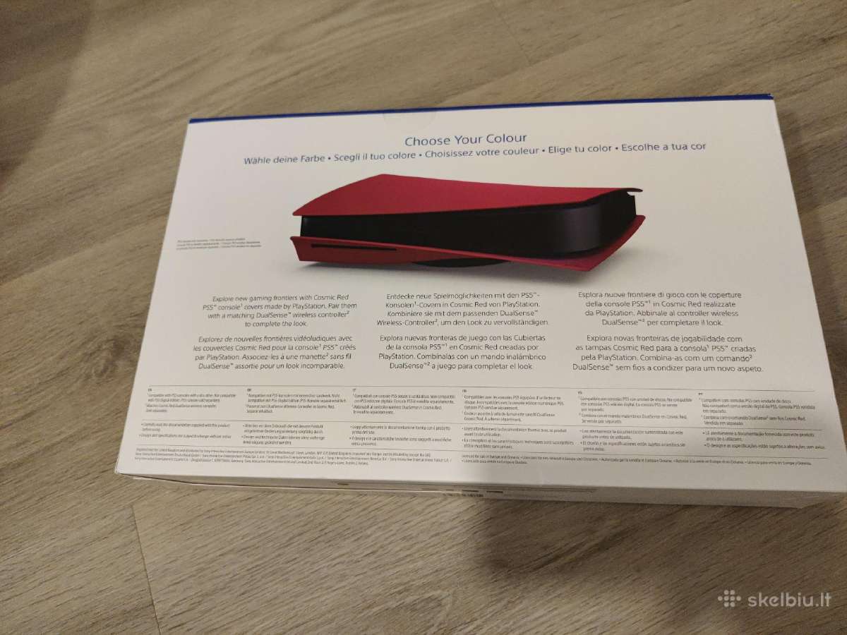 Playstation 5 cover plates cosmic red - nuotraukos Nr. 2