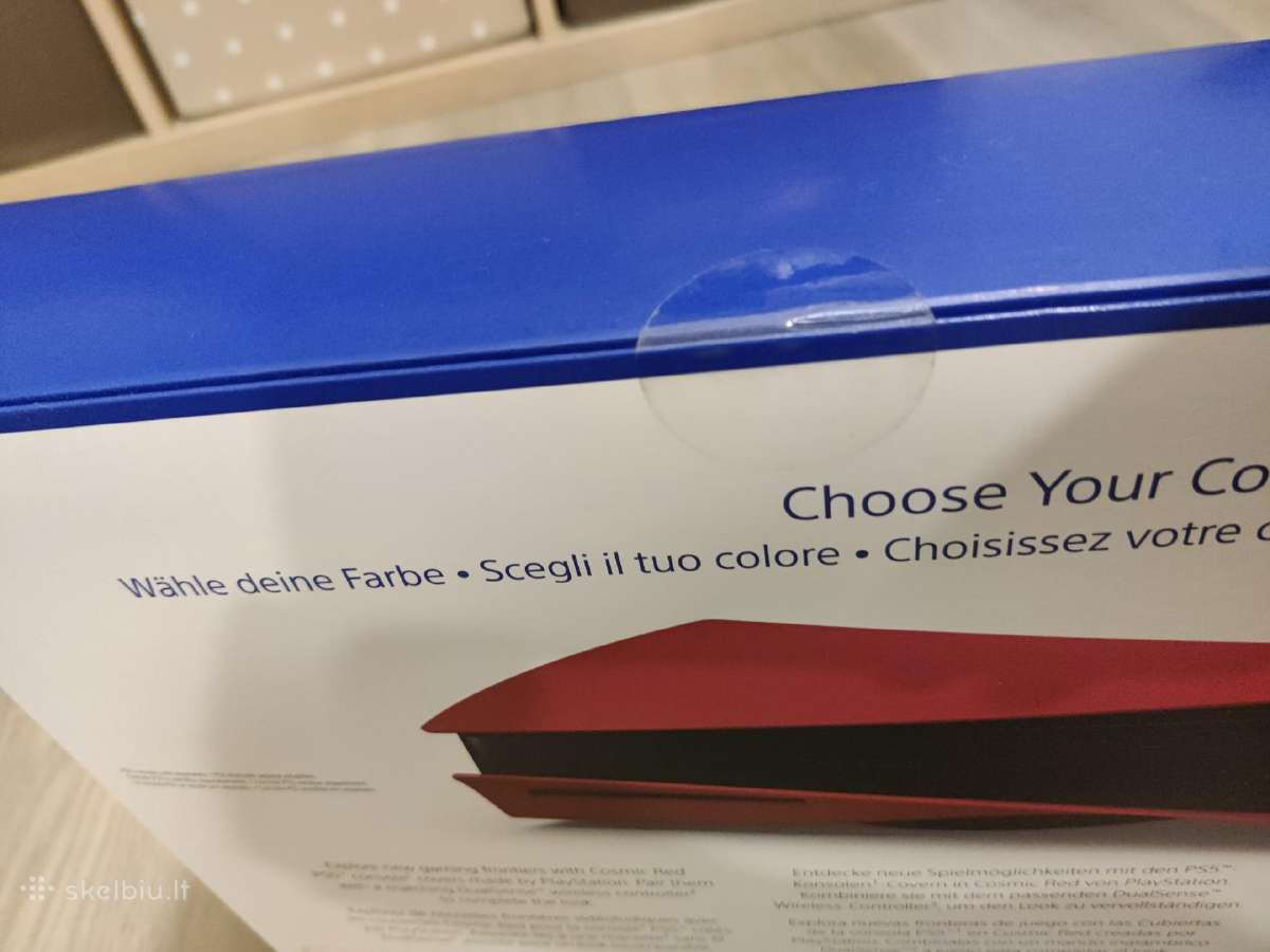 Playstation 5 cover plates cosmic red - nuotraukos Nr. 6