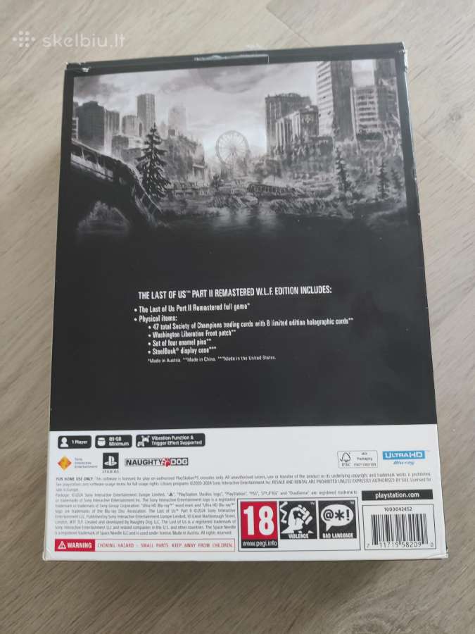The last of us remastered w.l.f edition ps5 - nuotraukos Nr. 2