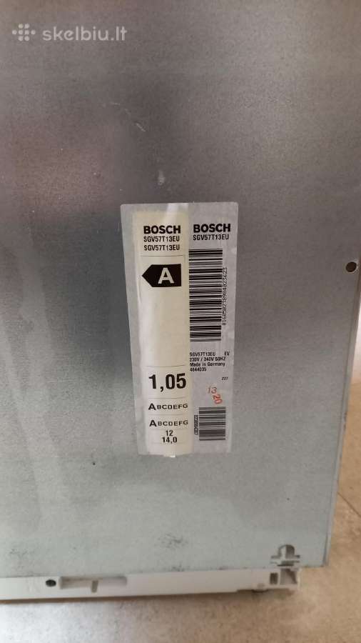 Pilnai integruojama Bosch indaplovė - nuotraukos Nr. 4