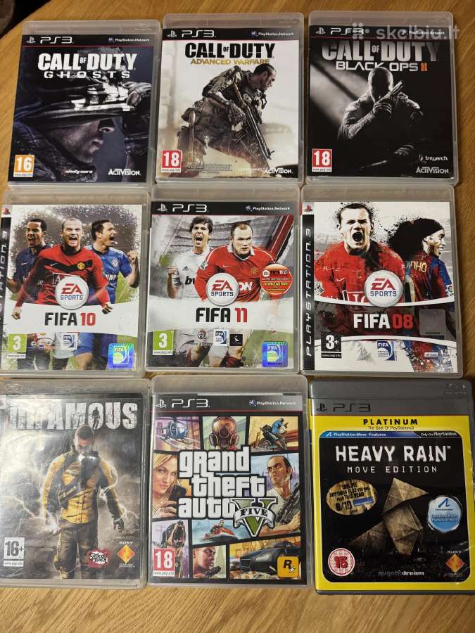 PS3 Zaidimai visi uz 20euru