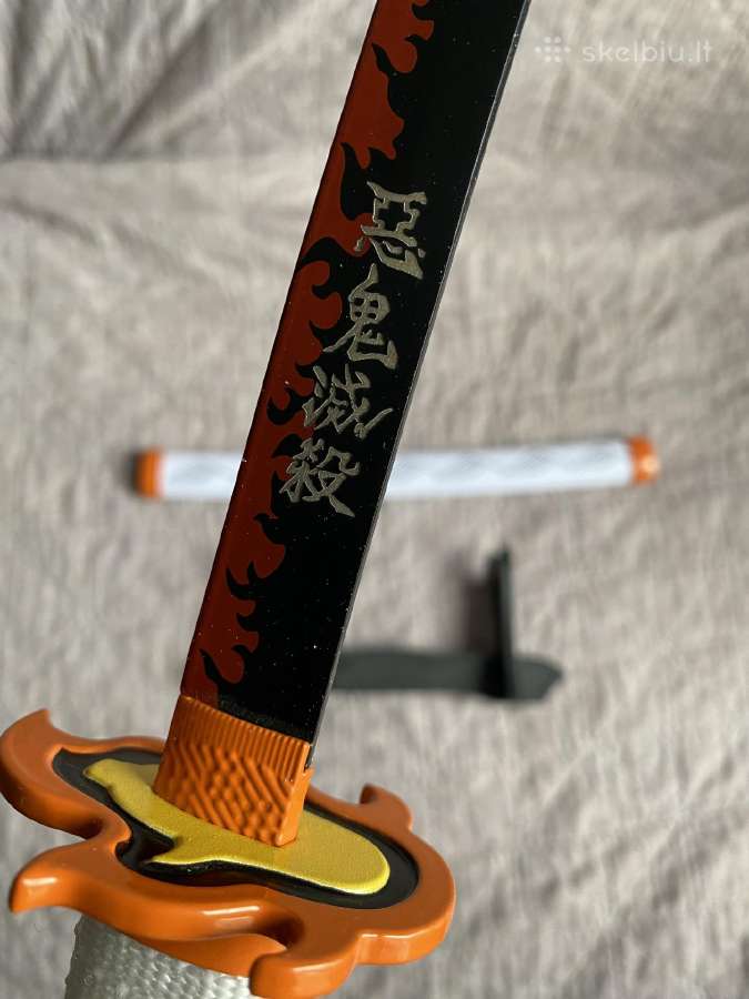 Demon slayer anime rengoku kyojuro mini katana - nuotraukos Nr. 4