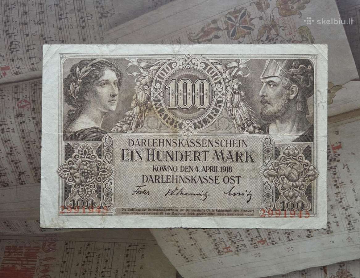 100 mark 1918 Kowno