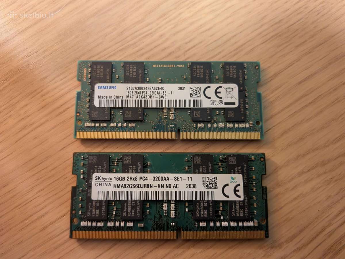 32gb (2x16) Ddr4 3200mhz RAM