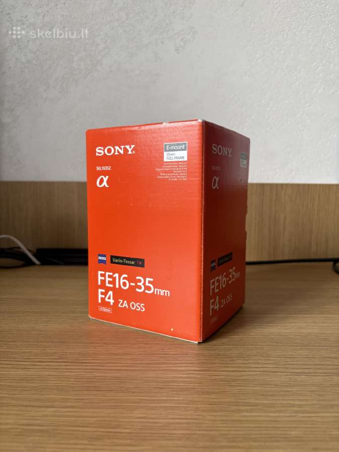 Objektyvas Sony Fe 16–35mm F4 Za Oss (Zeiss) - nuotraukos Nr. 7