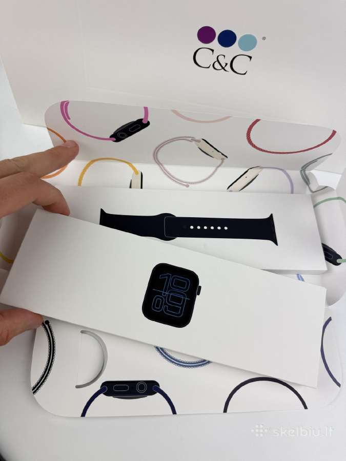 Naujas Apple Watch Se 3 44mm Midnight Garantija - nuotraukos Nr. 4