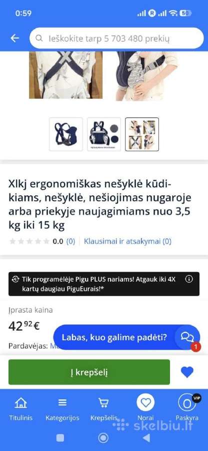Nešyklė kūdikiams - nuotraukos Nr. 6