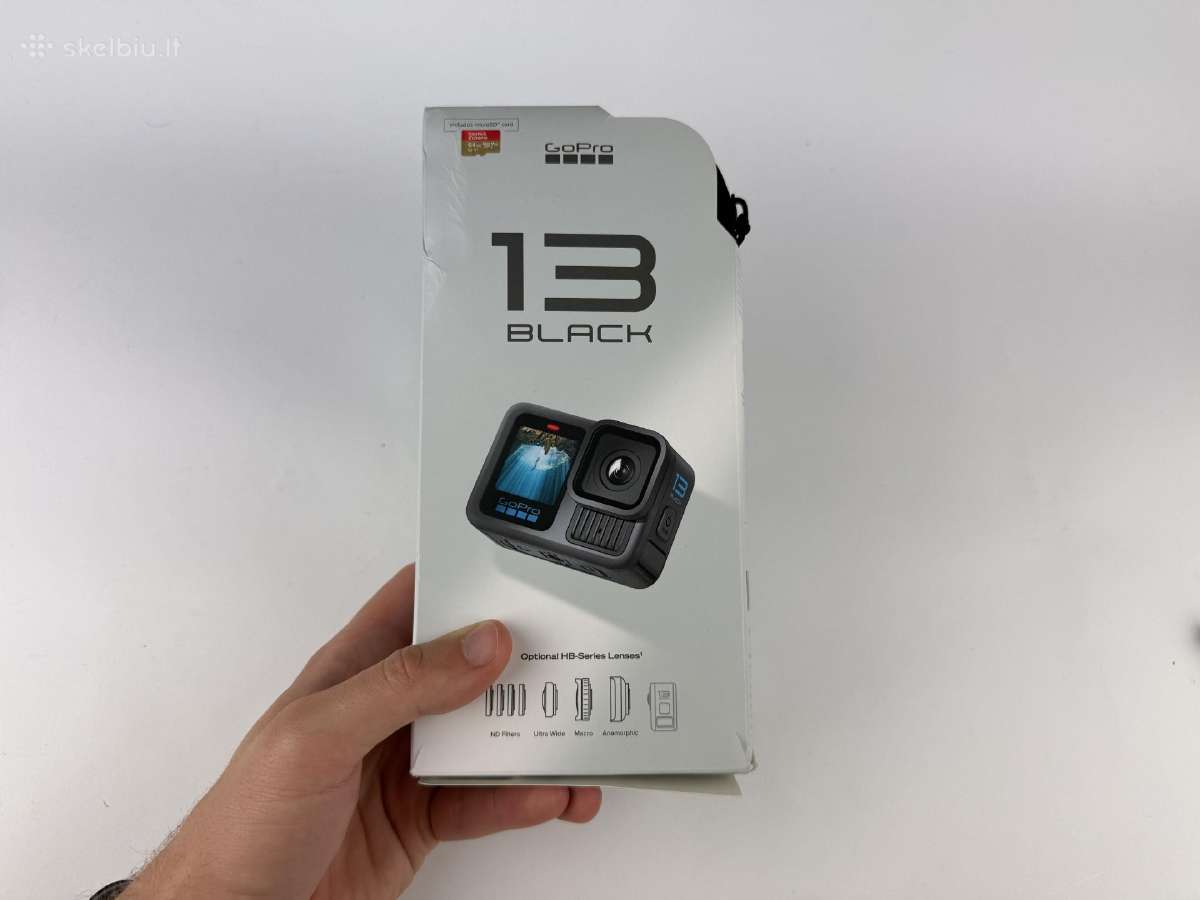 Gopro Hero 13 Black - 2 M. Garantija