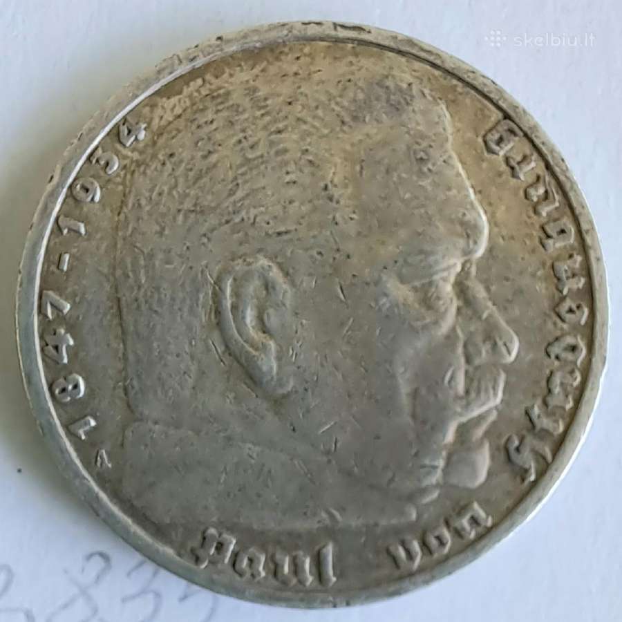 1936 Vokietija 5 markės