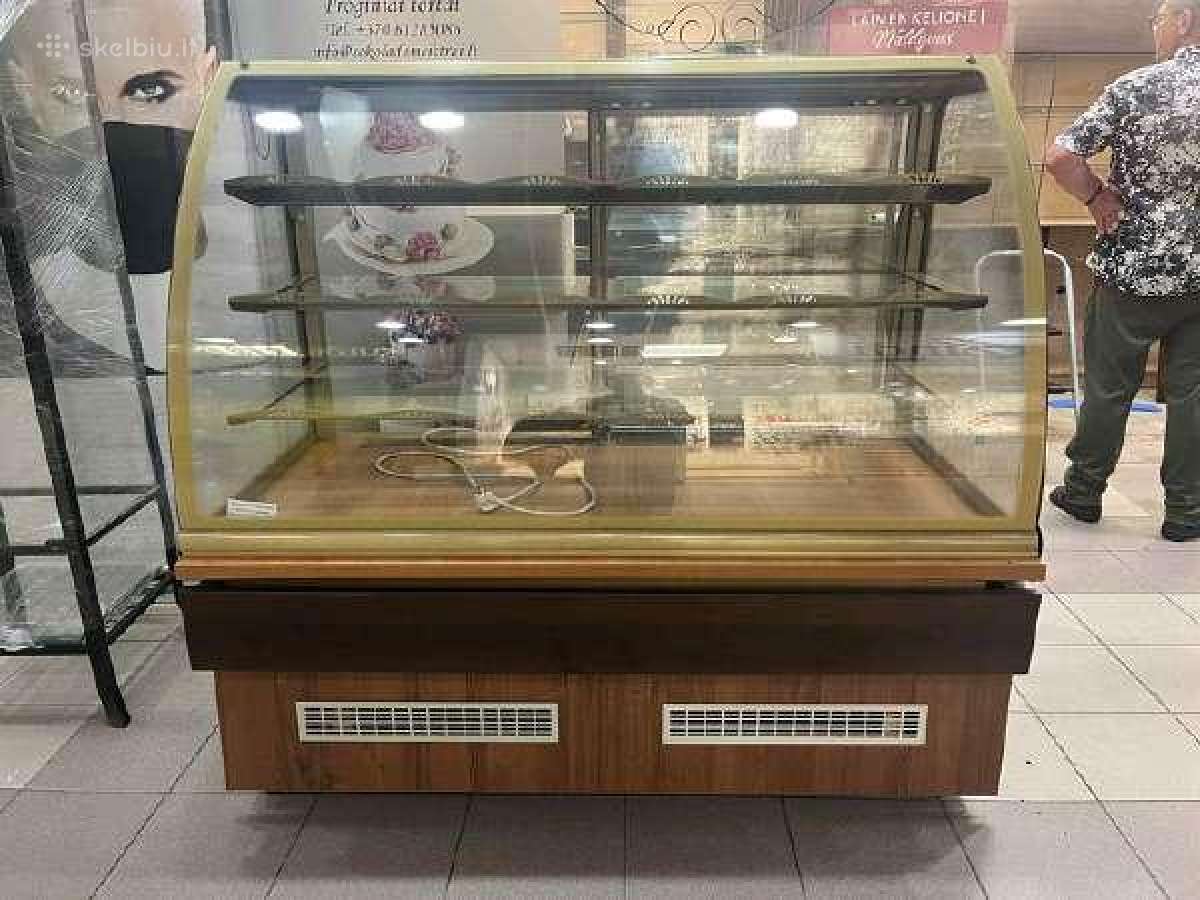 Parduodama konditerine vitrina Carina 140 cm