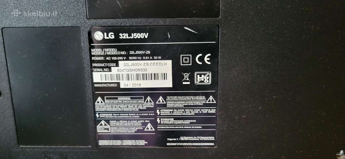 LG 32 colių-82cm - nuotraukos Nr. 4