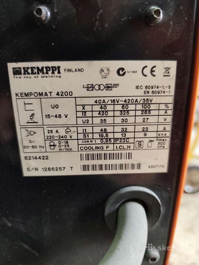 Kemppi Kempomat 4200 - nuotraukos Nr. 6