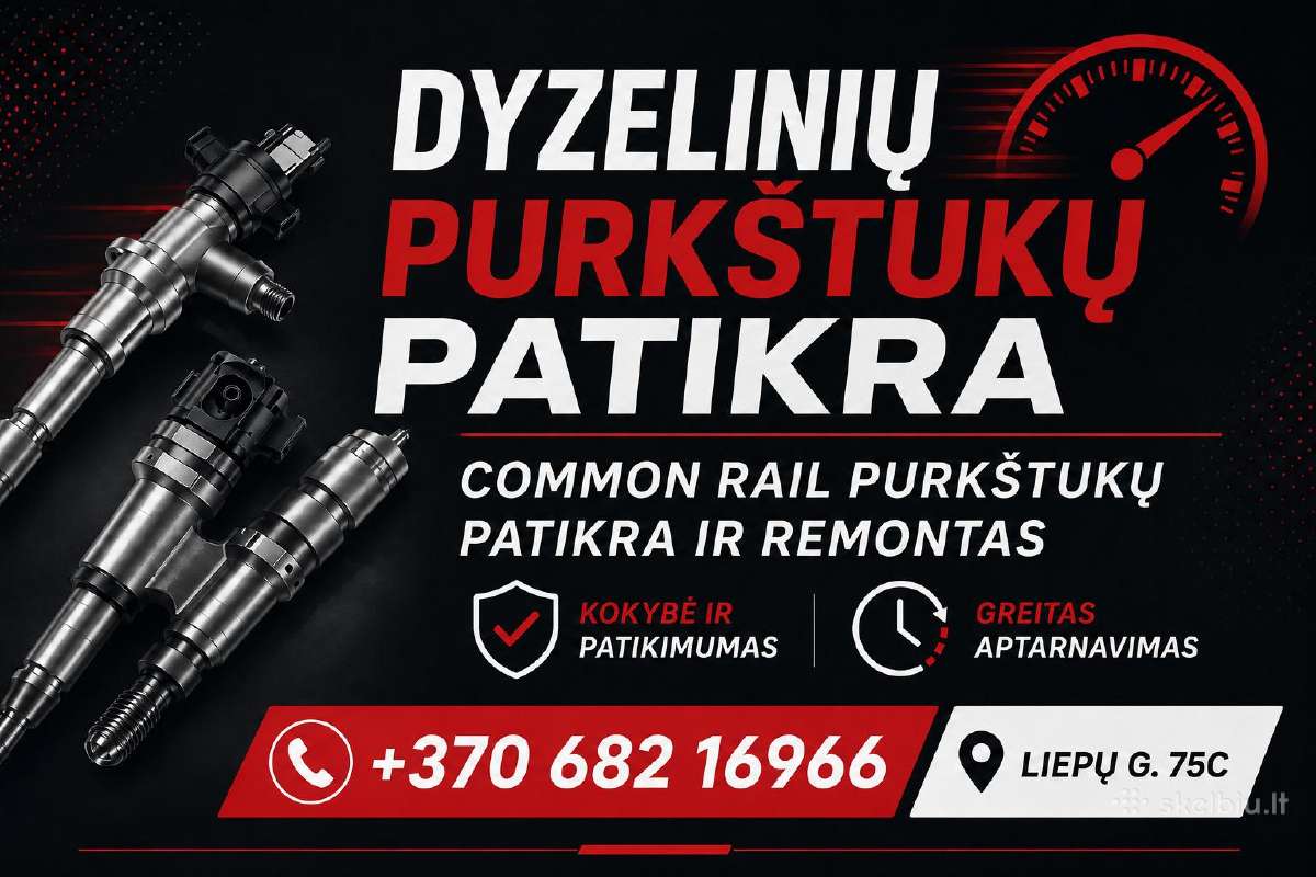 Dyzelinių purkštukų remontas,patikra