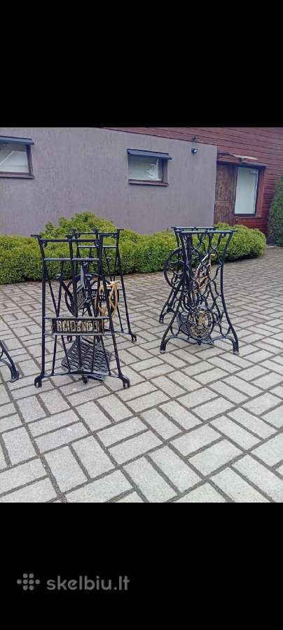 Senovinės atrestauruotos gražios siuvimo kojos - nuotraukos Nr. 4