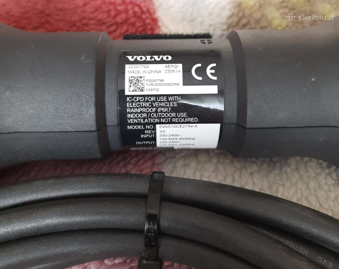 Įkrovimo kabelis (2 modelis) „volvo“
