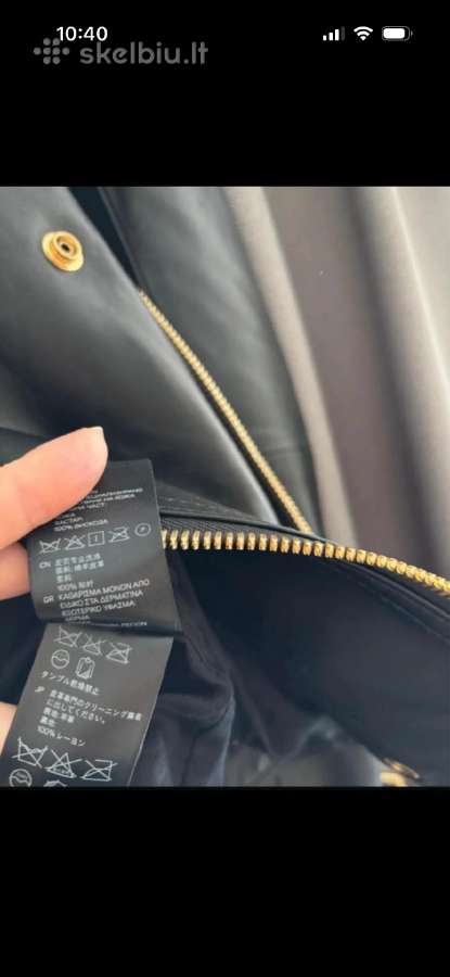 Balmain xh&m naturalios odos striukė - nuotraukos Nr. 5