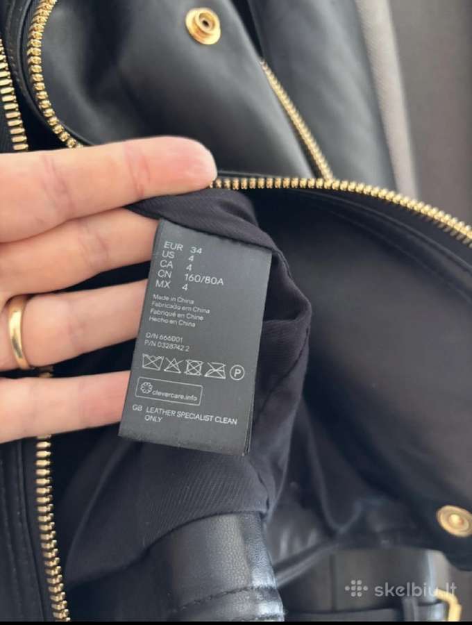 Balmain xh&m naturalios odos striukė - nuotraukos Nr. 6