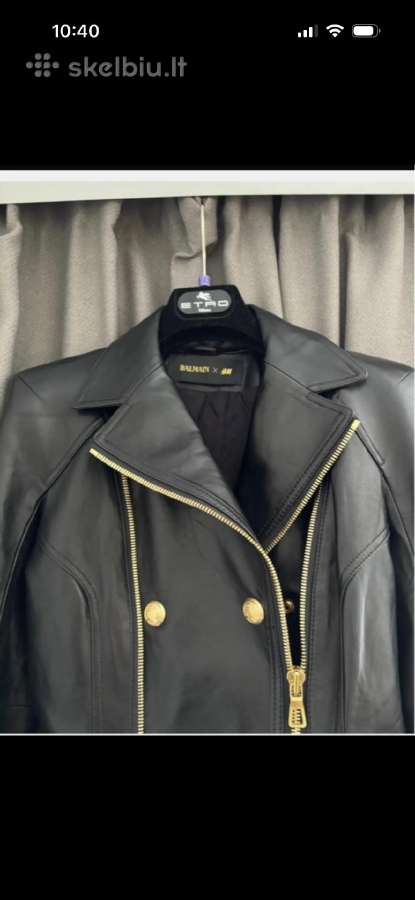 Balmain xh&m naturalios odos striukė - nuotraukos Nr. 7