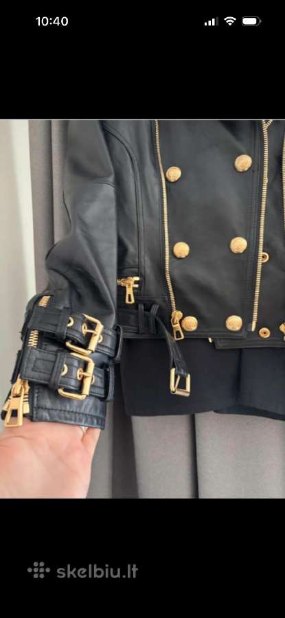Balmain xh&m naturalios odos striukė - nuotraukos Nr. 9