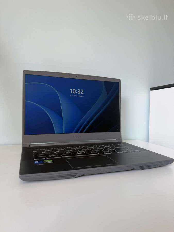 Parduodu Msi Thin 15 nešiojamą kompiuterį