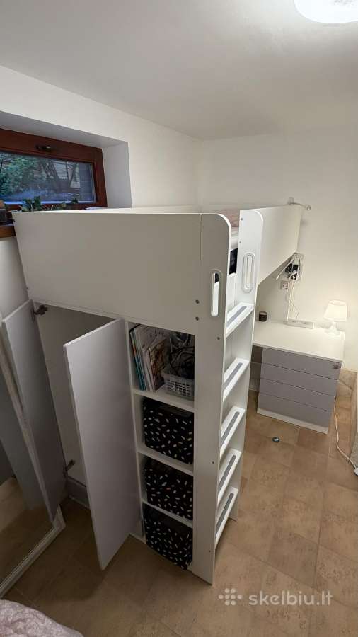 Parduodamas lovos ir stalo komplektas Ikea Smstad