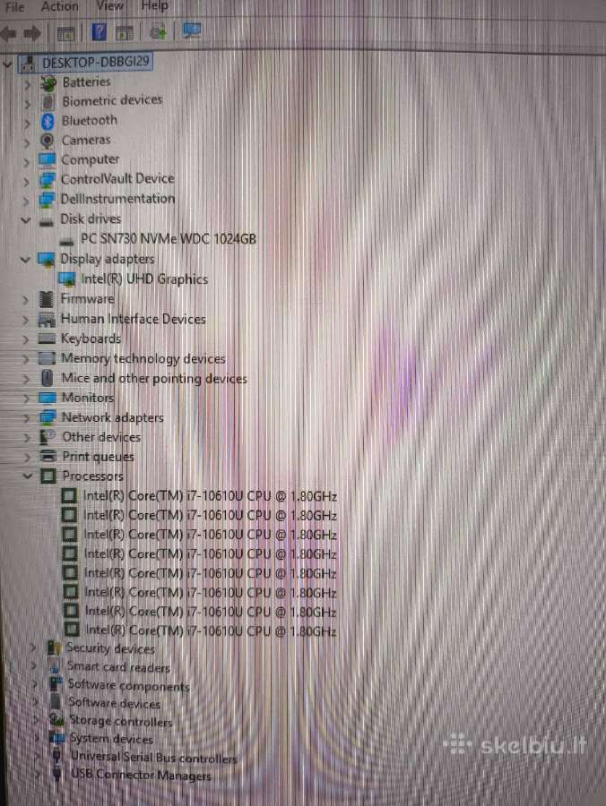 Latitude 5310 13.3 Fhd Ips i7-10610u 32gb RAM 1tb - nuotraukos Nr. 5
